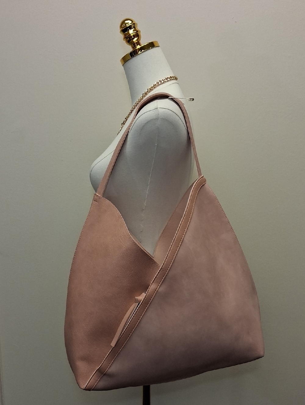 Ulta Beauty Blush Pink Oversized Hobo Shoulder Bag Size OS